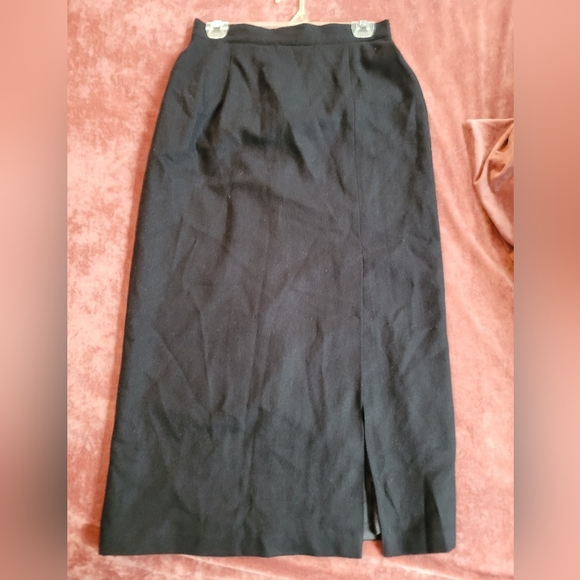 Sago harbor wool pencil skirt with slit - Picture 1 of 3
